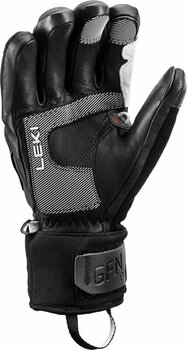 Ski Gloves Leki Griffin Pro 3D Black/White 10,5 Ski Gloves - 3