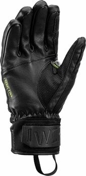 Ski Gloves Leki WCR Venom Speed 3D Black/Ice Lemon 7 Ski Gloves - 3
