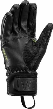 Ski Gloves Leki WCR Venom Speed 3D Black/Ice Lemon 7,5 Ski Gloves - 3