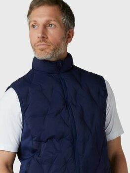 Gilet Callaway Chev Quilted Mens Vest Peacoat M - 3