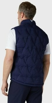 Vesta Callaway Chev Quilted Mens Vest Peacoat XL - 5