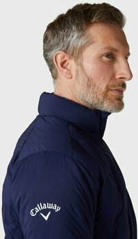 Takki Callaway Chev Quilted Mens Jacket Peacoat L - 5