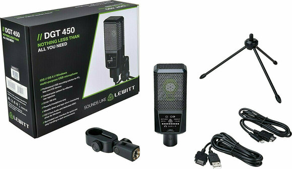Microfone USB LEWITT DGT 450 - 2