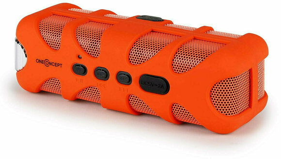 Přenosný reproduktor OneConcept Orange Know - 4