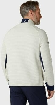 Hoodie/Sweater Callaway Midweight Textured 1/4 Zip Mens Fleece Oatmeal M - 6