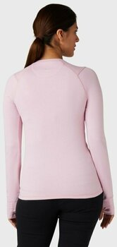 Thermo ondergoed Callaway Womens Crew Base Layer Top Pink Nectar Heather L - 4