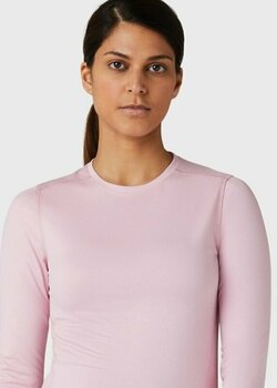 Thermal Clothing Callaway Womens Crew Base Layer Top Pink Nectar Heather L - 6