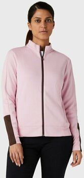 Hoodie/Sweater Callaway Heathered Womens Fleece Pink Nectar Heather L - 4