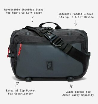 Wallet, Crossbody Bag Chrome Kadet Max Reflective Black X Crossbody Bag - 9