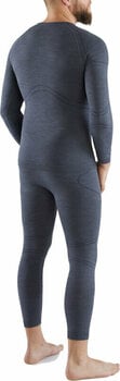 Thermal Underwear Viking Lan Pro Merino Set Base Layer Dark Grey L Thermal Underwear - 2