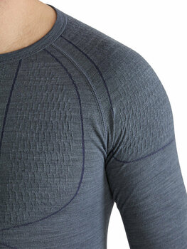 Termisk undertøj Viking Lan Pro Merino Set Base Layer Dark Grey XL Termisk undertøj - 3