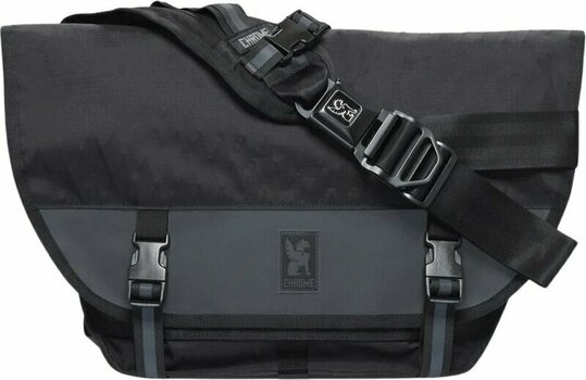 Denarnico, naramna torba Chrome Mini Metro Messenger Bag Reflective Black Torba za čez ramo - 4