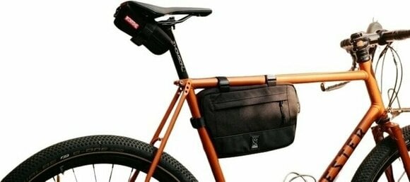Bicycle bag Chrome Doubletrack Saddle Roll Black - 7