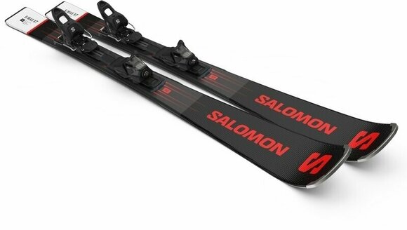 Skis Salomon E S/Max XT + M10 GW L80 BK 150 cm - 7