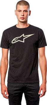 T-Shirt Alpinestars Ageless Classic Tee Black/White M T-Shirt - 2