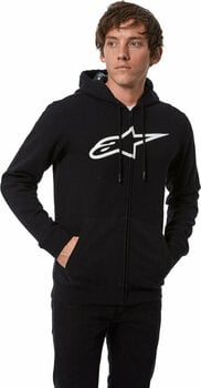 Φούτερ Μηχανής Leisure Alpinestars Ageless II Fleece Black/White XL Φούτερ Μηχανής Leisure - 2