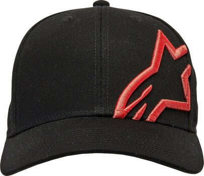 Cap Alpinestars Corp Snap 2 Hat Black/Warm Red UNI Cap - 2