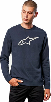 Sweatshirt Alpinestars Ageless Crew Fleece Navy/Grey S Sweatshirt - 2