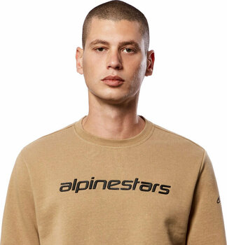 Sweat Alpinestars Linear Crew Fleece Sand/Black L Sweat - 5