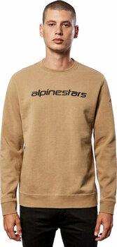 Hoody Alpinestars Linear Crew Fleece Sand/Black XL Hoody - 2