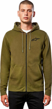 Sweatshirt Alpinestars Ageless Chest Hoodie Military Green/Black S Sweatshirt - 2