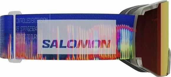 Masques de ski Salomon S/View Sigma Translucent Frozen/Sigma Poppy Red Masques de ski - 5