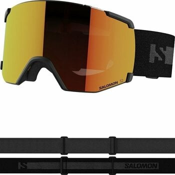 Ski Goggles Salomon S/View ML Black/ML Mid Red Ski Goggles - 2