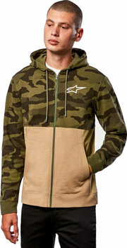 Sweatshirt Alpinestars Camo Block Hood Military/Sand S Sweatshirt - 2