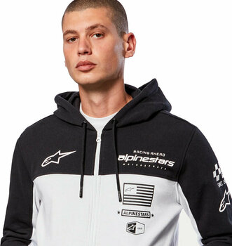 Sweatshirt Alpinestars H Block Hoodie Black/White XL Sweatshirt - 6