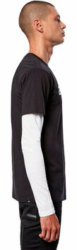 T-Shirt Alpinestars Stack LS Knit Black/White M T-Shirt - 3