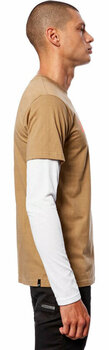 Tee Shirt Alpinestars Stack LS Knit Sand/Warm Red XL Tee Shirt - 3