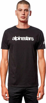 Тениска Alpinestars Heritage Logo Tee Black/White S Тениска - 2