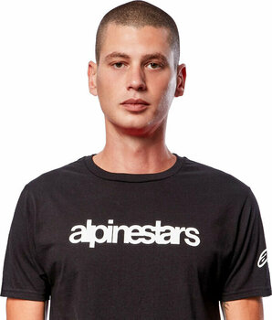 Тениска Alpinestars Heritage Logo Tee Black/White S Тениска - 4