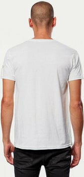 Tee Shirt Alpinestars Heritage Logo Tee White/Sand S Tee Shirt - 3