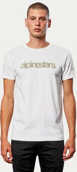 Μπλούζες Μηχανής Leisure Alpinestars Heritage Logo Tee White/Sand 2XL Μπλούζες Μηχανής Leisure - 2