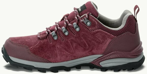 Womens Outdoor Shoes Jack Wolfskin Refugio Texapore Low W Dark Maroon 38 Womens Outdoor Shoes - 4