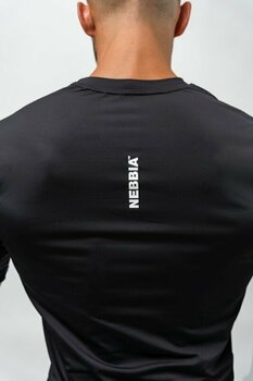 T-shirt de fitness Nebbia Short-Sleeve Sports T-Shirt Resistance Black 2XL T-shirt de fitness - 3