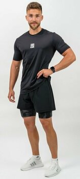 Fitness tričko Nebbia Short-Sleeve Sports T-Shirt Resistance Black 2XL Fitness tričko - 4