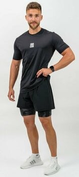 Fitness tričko Nebbia Short-Sleeve Sports T-Shirt Resistance Black L Fitness tričko - 4