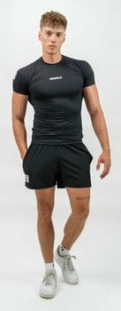 Majica za fitnes Nebbia Workout Compression T-Shirt Performance Black 2XL Majica za fitnes - 4