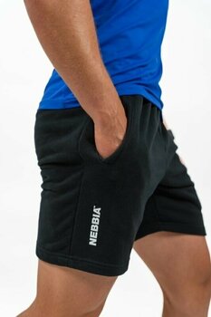 Pantalones deportivos Nebbia Athletic Sweatshorts Maximum Black XL Pantalones deportivos - 5