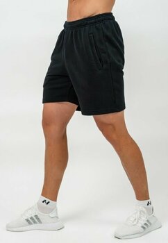 Fitness Παντελόνι Nebbia Athletic Sweatshorts Maximum Black L Fitness Παντελόνι - 3