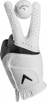 Handschuhe Callaway Weather Spann 2-Pack 23 Mens Golf Glove White LH M - 5