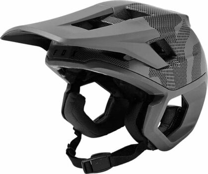 Bike Helmet FOX Dropframe Pro Camo Helmet Grey Camouflage L Bike Helmet - 2