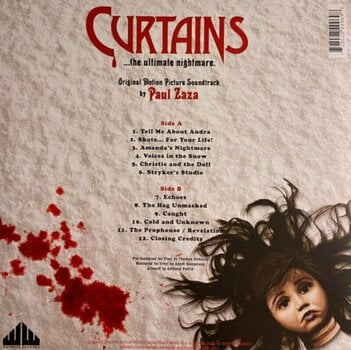 Vinyl Record Paul Zaza - Curtains (180g) (Blood & Ice Coloured) (LP) - 6