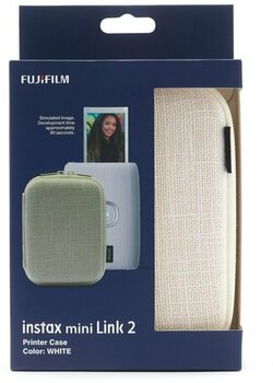 Estojo da câmara Fujifilm Instax Estojo da câmara Mini Link2 Printer Clay White - 4