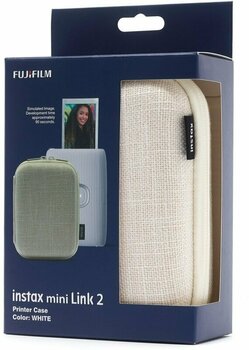 Estojo da câmara Fujifilm Instax Estojo da câmara Mini Link2 Printer Clay White - 5