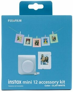 Estojo da câmara Fujifilm Instax Estojo da câmara Mini 12 Accessory Kit White - 3