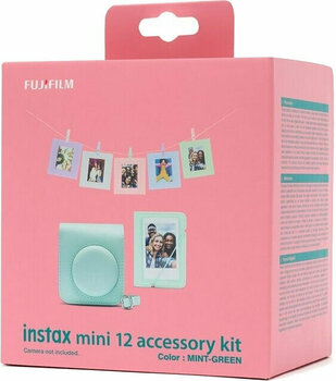 Estojo da câmara Fujifilm Instax Estojo da câmara Mini 12 Accessory Kit Green - 4