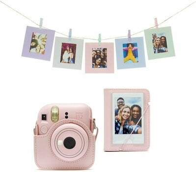 Cas de l'appareil photo
 Fujifilm Instax Cas de l'appareil photo Mini 12 Accessory Kit Pink - 2